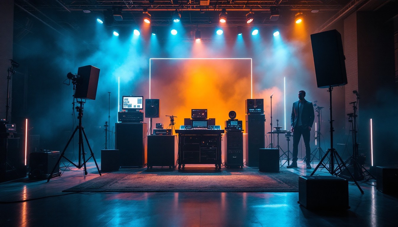 The Stage Performance Free Electrifying Stage Performance Image - Concert, Stage, Lighting ...