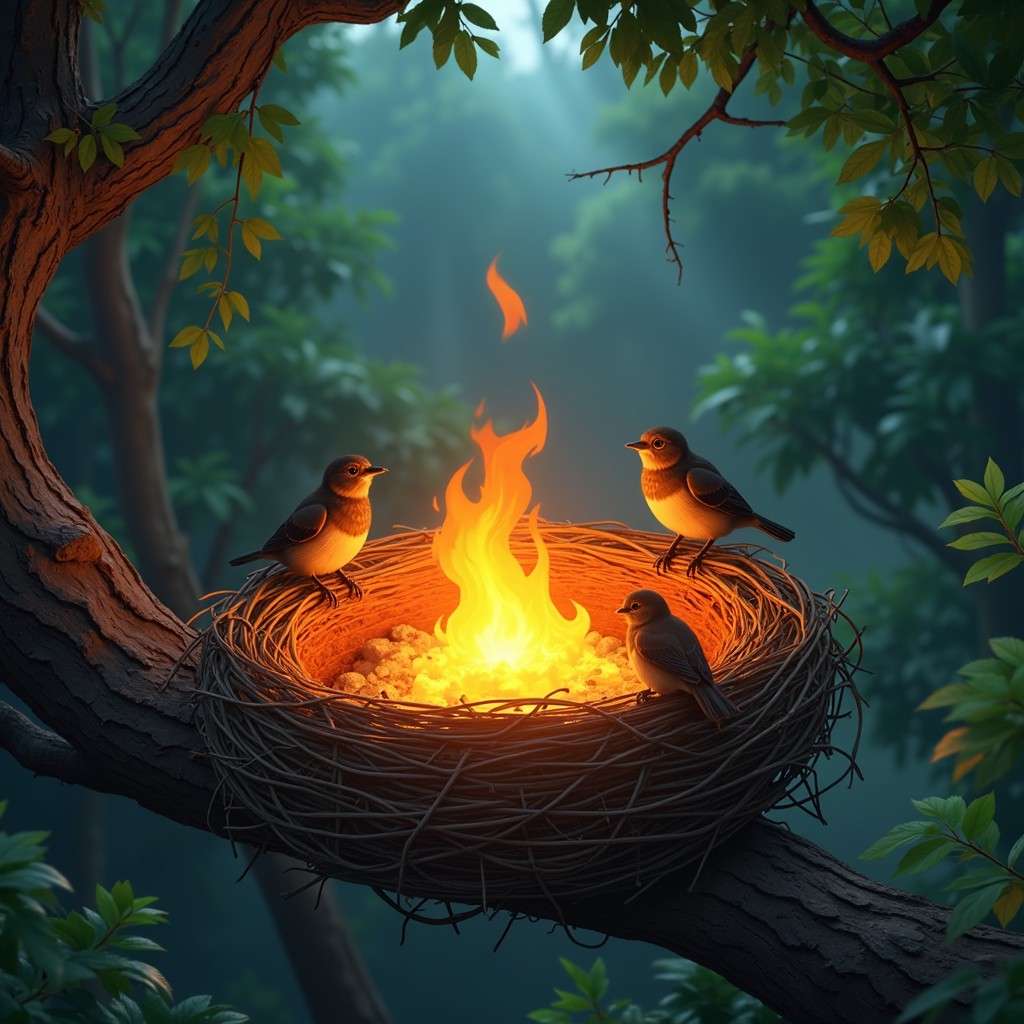Free Magical Ember Nest Image - Magical, Birds, Nest | Download at ...