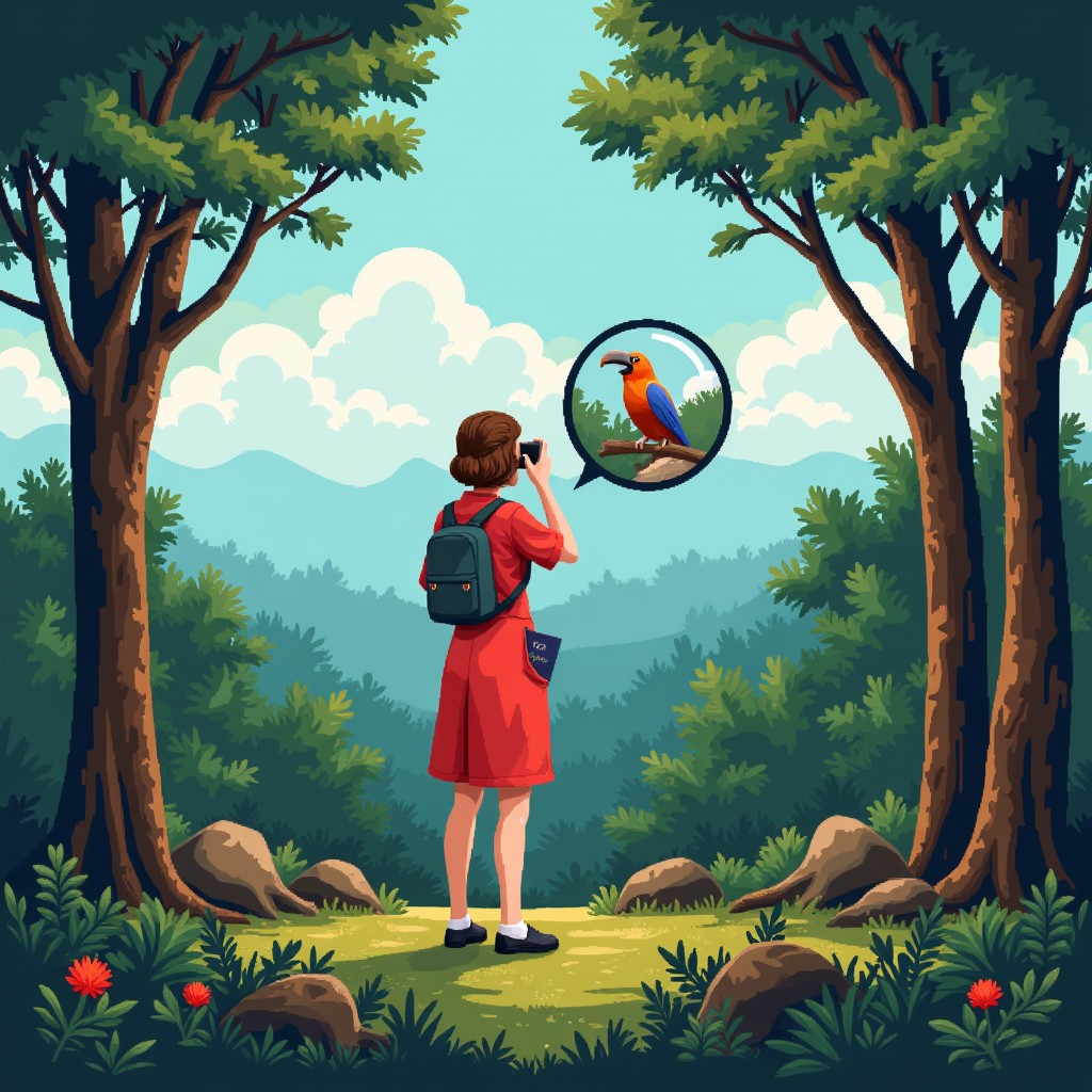 Free Forest Bird Watcher Image - Birdwatcher, Forest, Binoculars ...