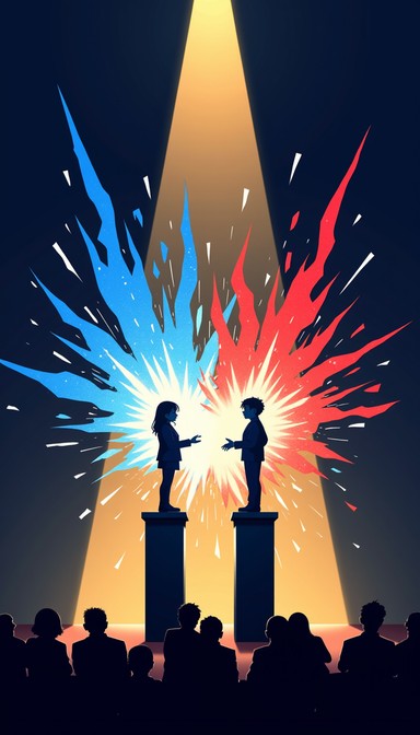 Free Debate Energy Clash Image | Download at StockCake