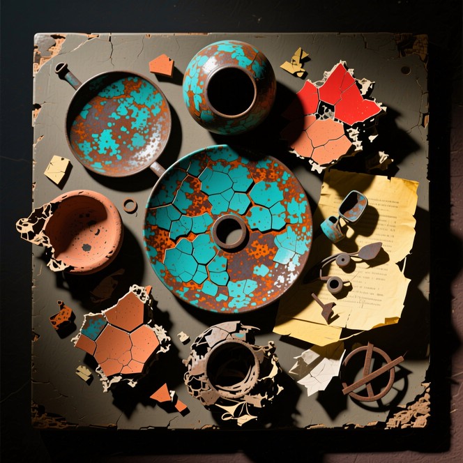 Fragments Random Objects Free Beauty Through Decay Photo - Decay, Weathered, Oxidized | Download ...
