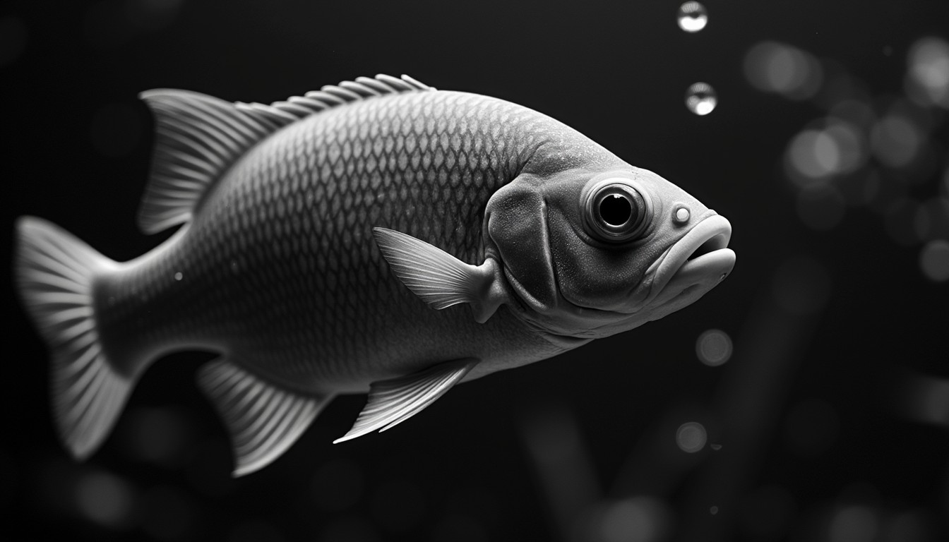 Free Dramatic Underwater Gaze Image - Fish, Underwater, Monochrome ...