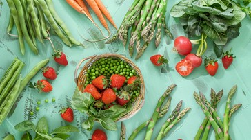Small Fresh For Spring Free Fresh Spring Produce Image - Fresh, Vegetables, Strawberries ...