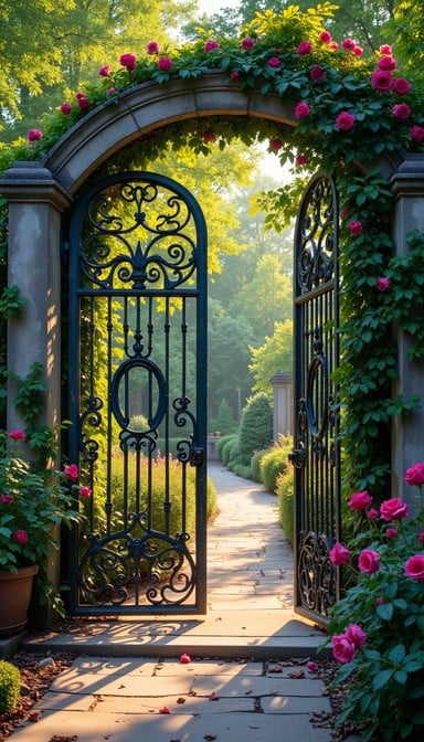 Free Elegant Garden Gate Image | Download at StockCake