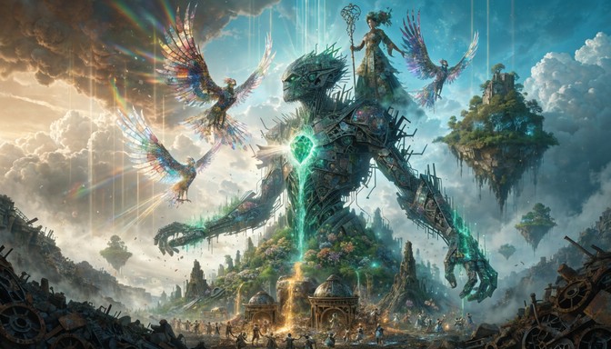 Download Magic Recycling Digital Art for Free | StockCake