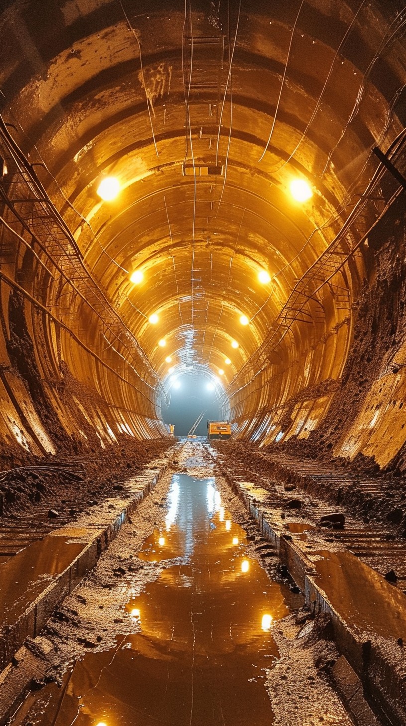 Free Illuminated Underground Passage Image - Tunnel, Underground ...