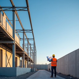 Free Progress Under Construction Image - Construction, Sunset, Worker ...