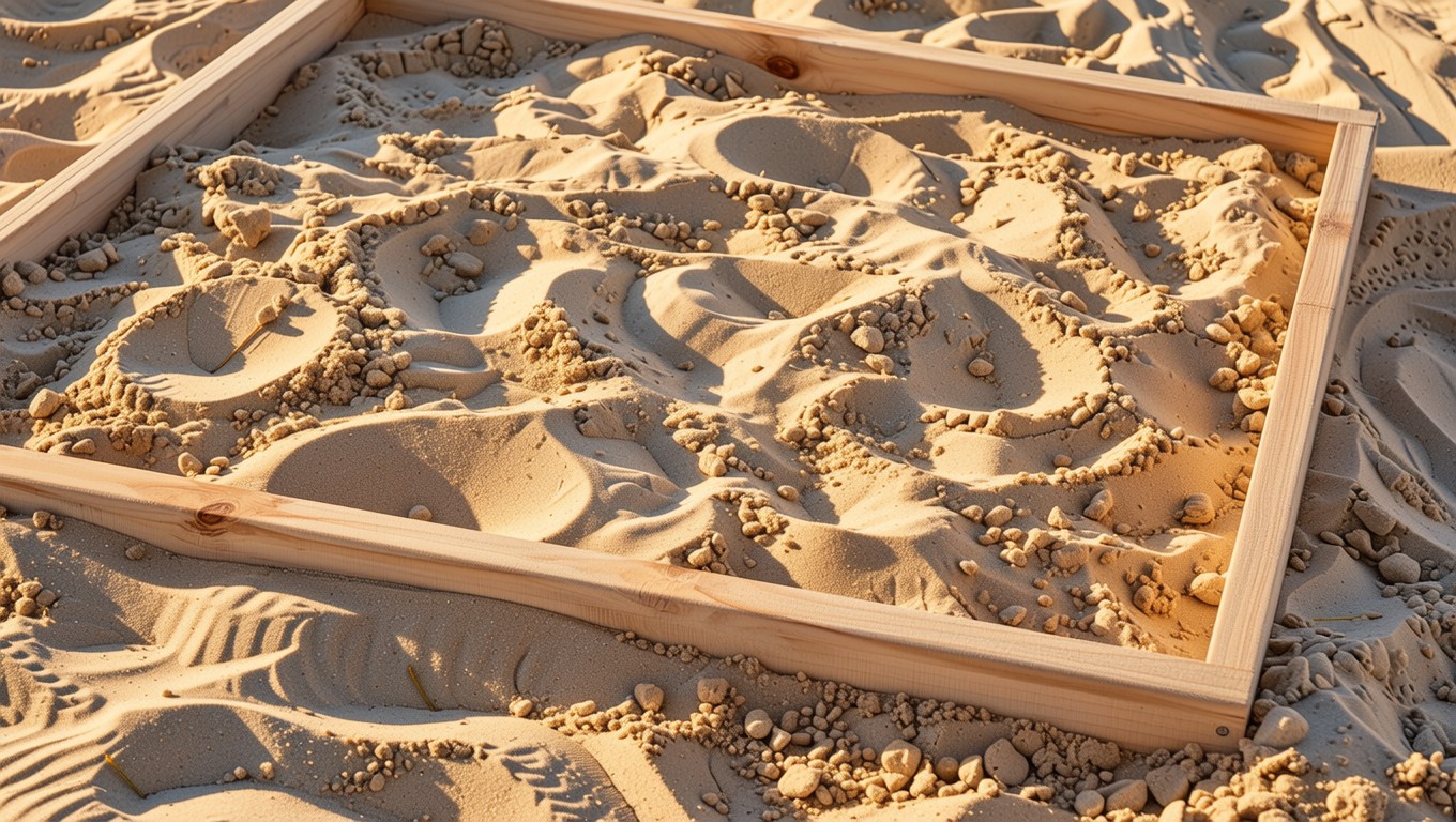 Sand Box Grid Pattern Free Golden Sand Patterns Photo - Sand, Sandbox, Zen | Download at ...