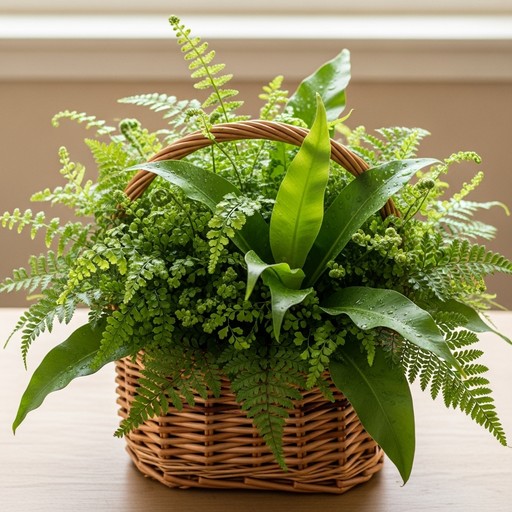 Free Lush Fern Basket Image - Fern, Basket, Wicker | Download at StockCake