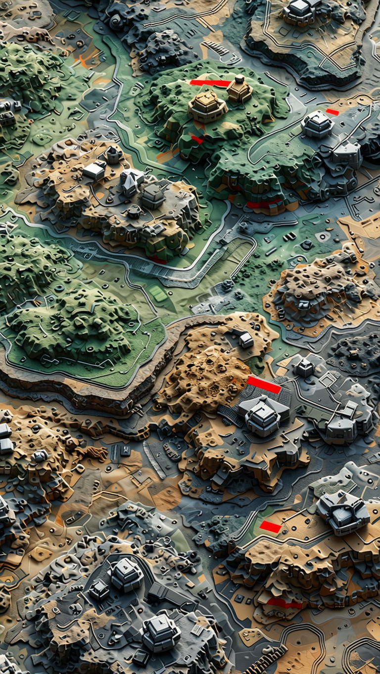 Battlefield Map Design Free Tactical Battlefield Layers Photo - Battlefield, Terrain, Military ...