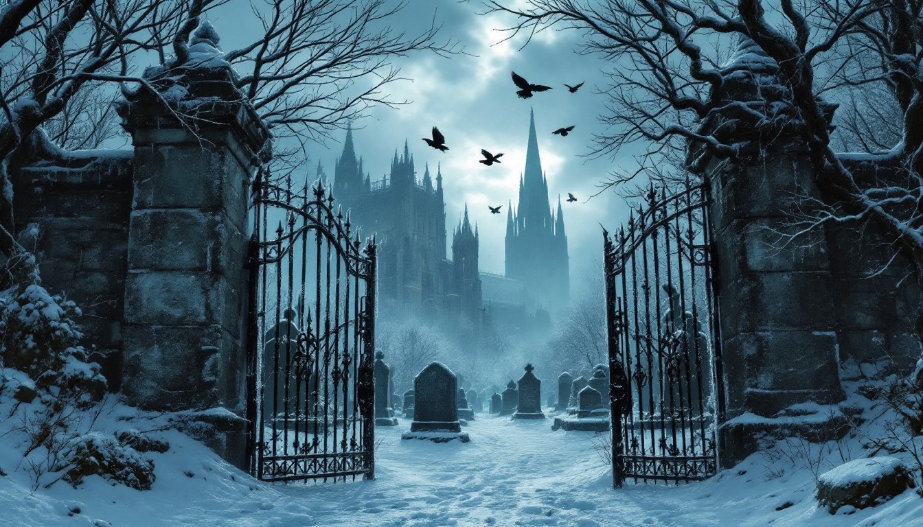 Free Gothic Winter Gateway Image - Gothic, Winter, Castle | Download at ...
