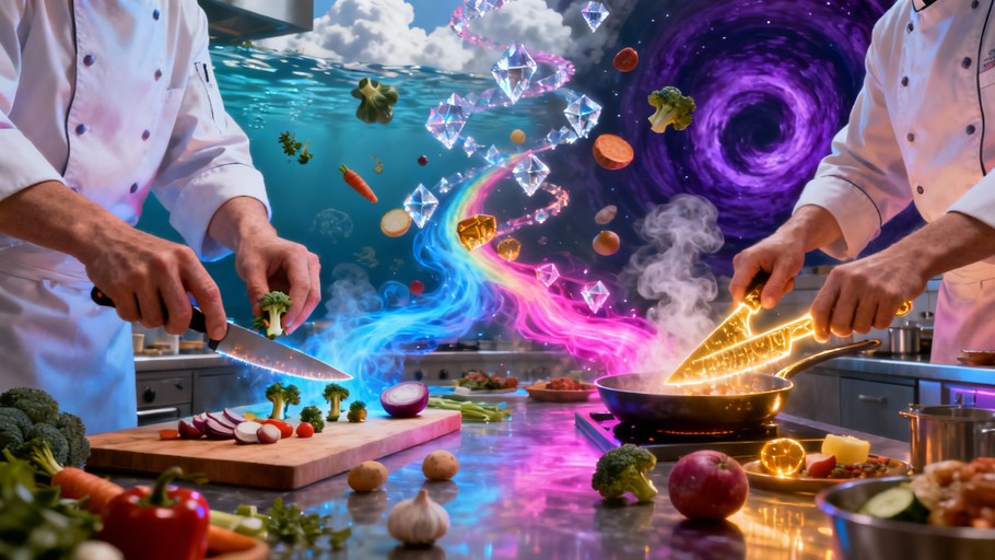 Magical Cooking/recipes Free Elemental Culinary Sorcery Image - Magical, Chef, Elemental ...