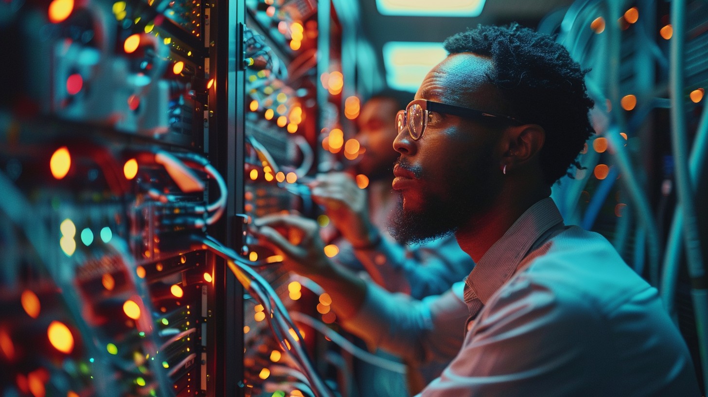 Free Server Maintenance Work Image - Technician, Server, Technology ...