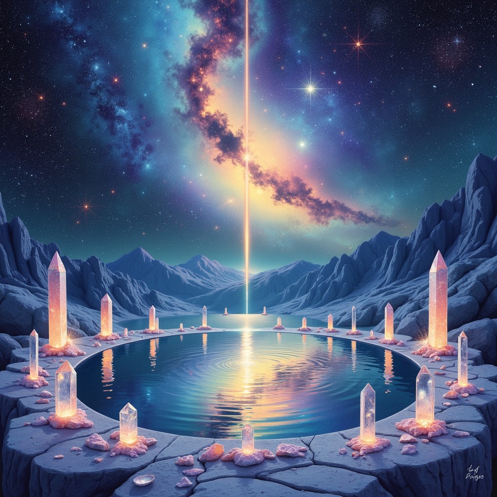 Free Cosmic Reflection Pool Image - Cosmic, Reflection, Galaxy ...