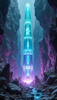 Free Crystalline Quantum Canyon Image - Canyon, Crystalline, Surreal ...