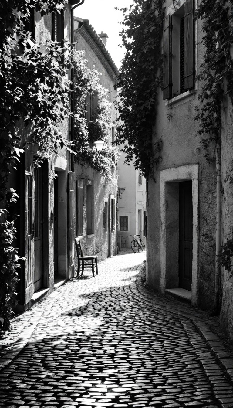Free Timeless Cobbled Path Image - Cobblestones, Alley, Monochrome ...