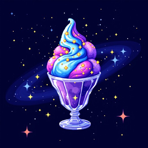 Sundae Cosmic Free Cosmic Ice Cream Image - Cosmic, Sundae, Space | Download at StockCake