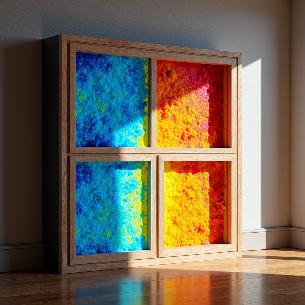 Free Contrasting Color Panels Image - Art, Installation, Panels ...