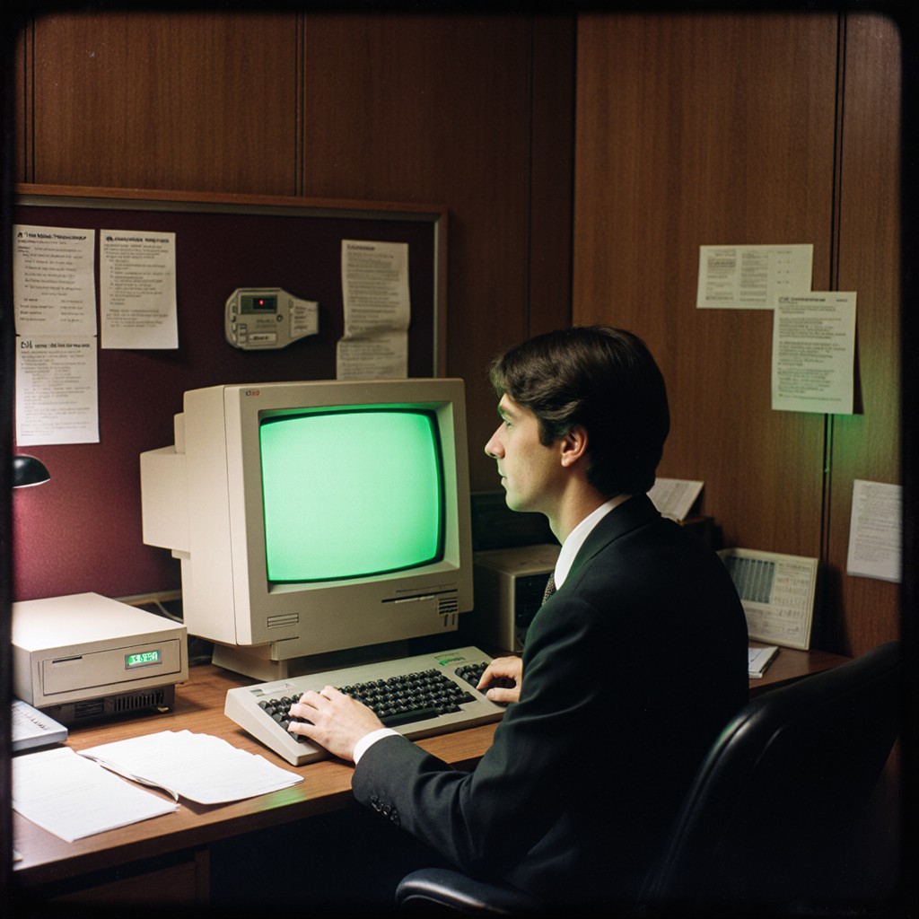 Free Eighties Computer Workstation Image - Vintage, Retro, Computing ...