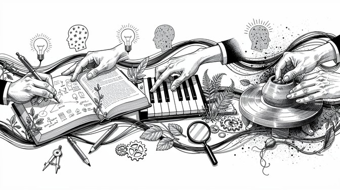 Free Hands Creating Knowledge Image - Illustration, Learning, Education ...