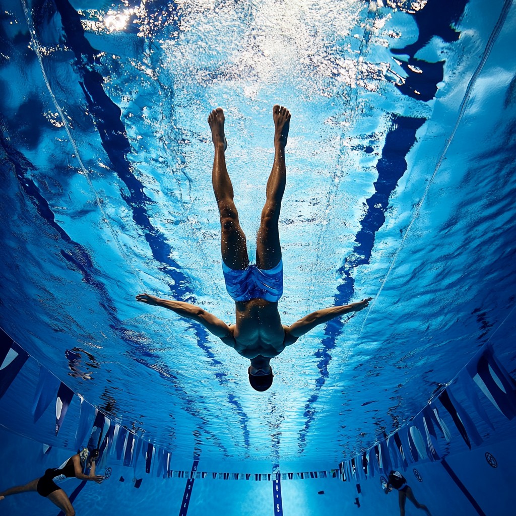 Free Swimmer diving deep Image - Swimming, Diver, Water | Download at ...