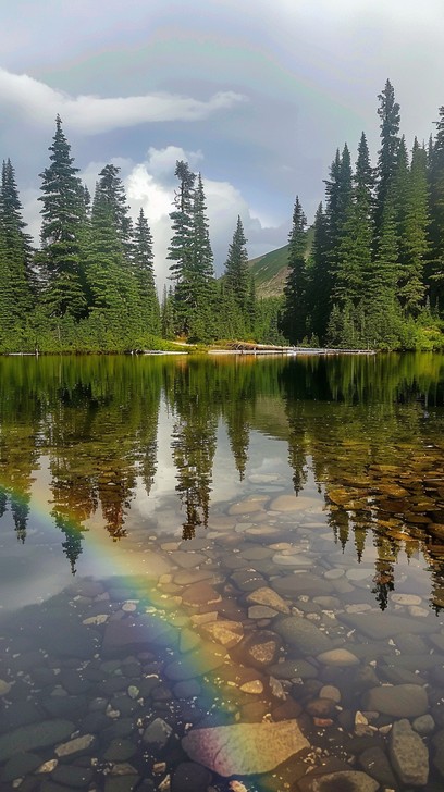 Free Tranquil Lake View Image | Download at StockCake