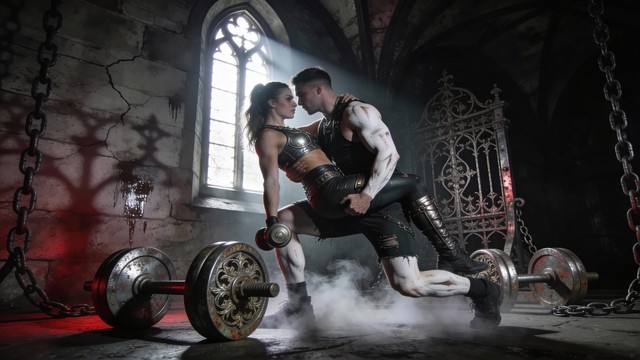 Free Gothic Fitness Partnership Image - Gothic, Fitness, Couple ...