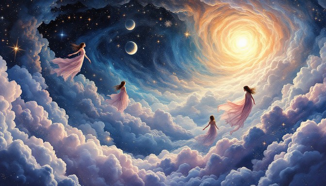 Free Celestial Dream Voyage Image - Women, Spirits, Dreamers | Download ...