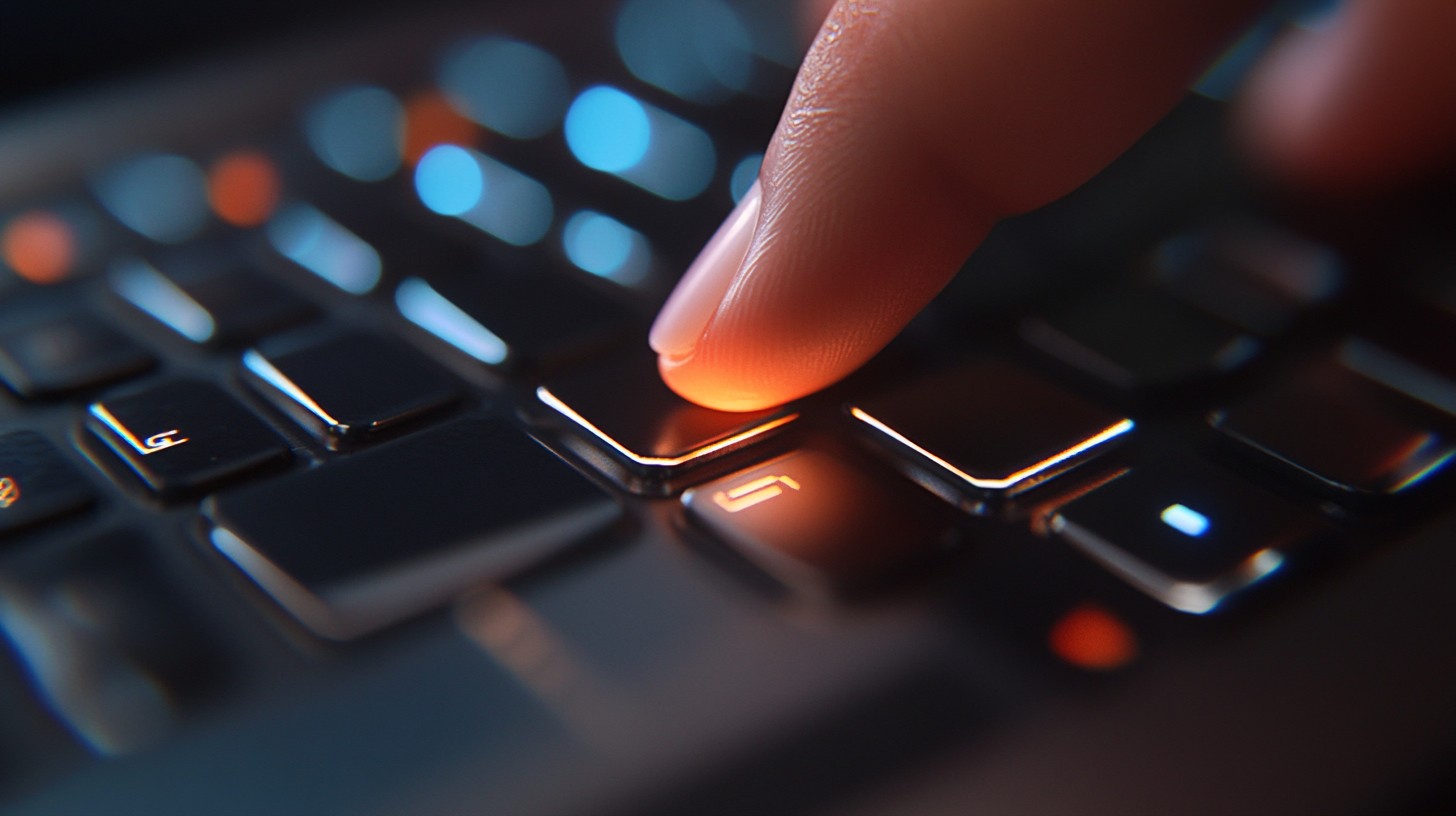 Free Finger pressing keyboard Image - Keyboard, Technology, Finger ...