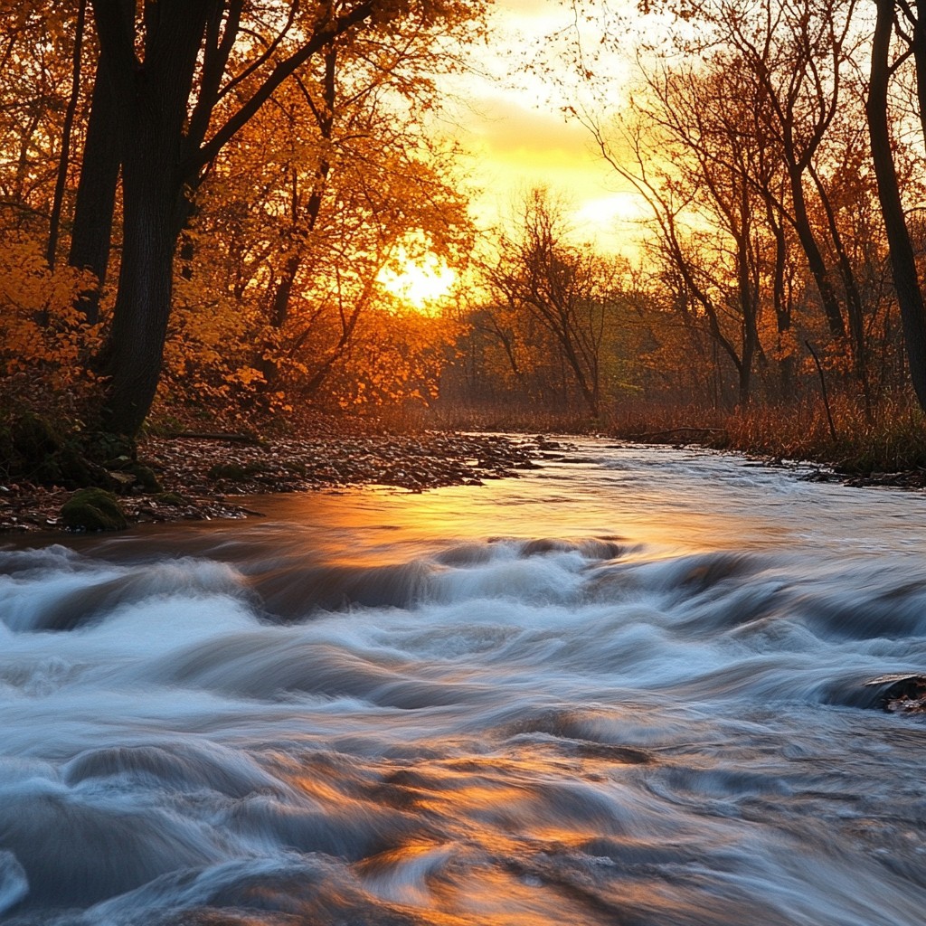 Free Sunset River Beauty Image - Sunset, River, Autumn | Download at ...