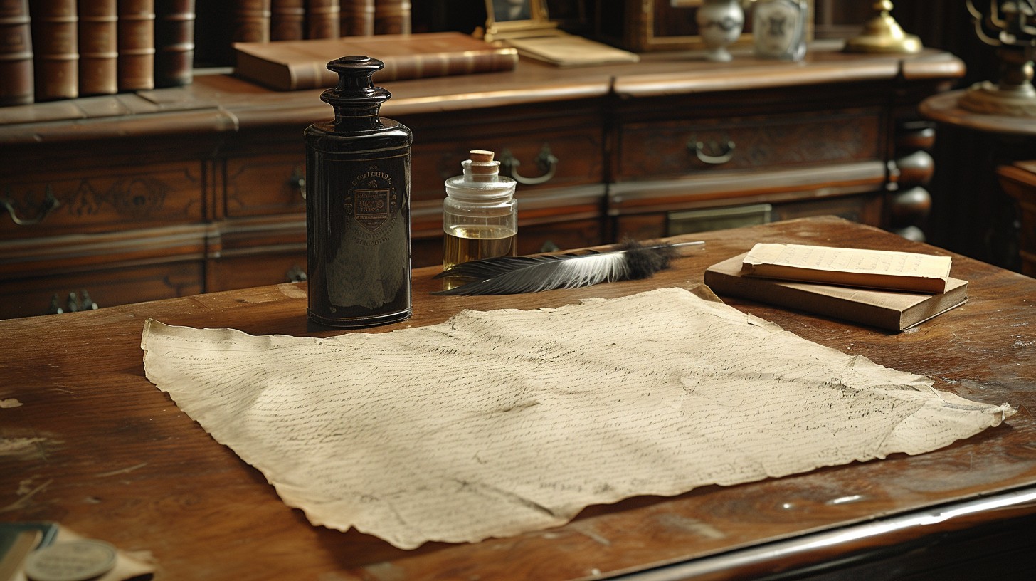 Free Antique Writing Desk Image - Antique, Desk, Inkwell | Download at ...