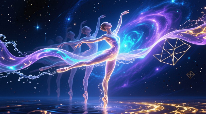 Free Cosmic Dance Transcendence Image - Dancer, Cosmic, Surreal ...