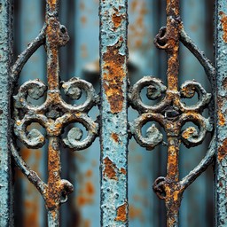 Free Rusty Iron Gate Image - Rusty, Iron, Gate | Download at StockCake