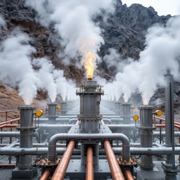 Free Industrial Steam Rising Image - Geothermal, Steam, Industrial ...