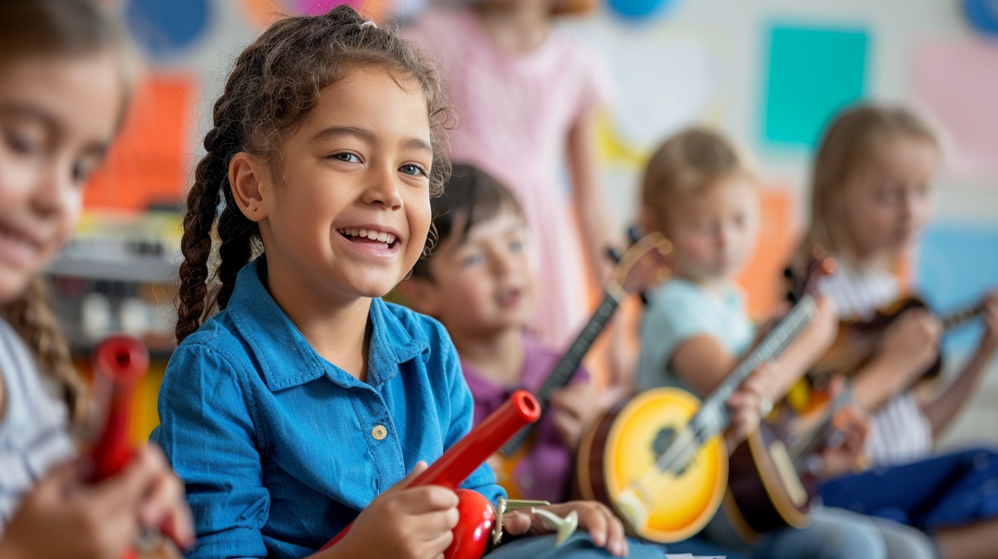 Kids Creating Music Free Joyful Music Class Image - Children, Music, Classroom | Download ...