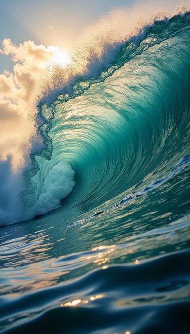 Free Breaking Wave Beauty Image - Wave, Ocean, Sea | Download at StockCake