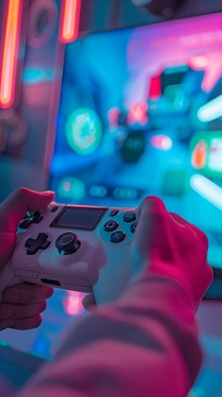 Free Gaming Controller Action Image - Gaming, Arcade, Neon | Download ...