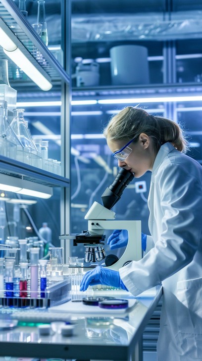 Wiech Lab Free Scientist Using Microscope Image - Science, Laboratory, Research ...