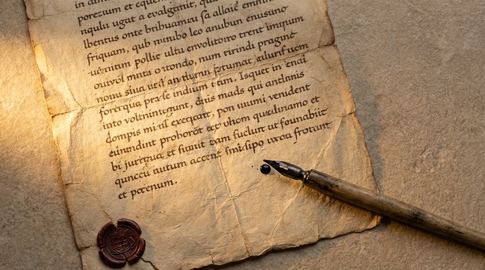 Magnificent Writing Free Ancient Writing Wisdom Image - Manuscript, Calligraphy, Parchment ...
