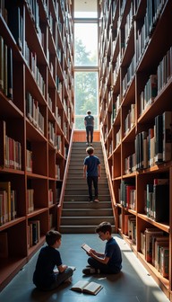 Library Books Learning Free Library Learning Ladder Image - Library, Books, Reading | Download ...