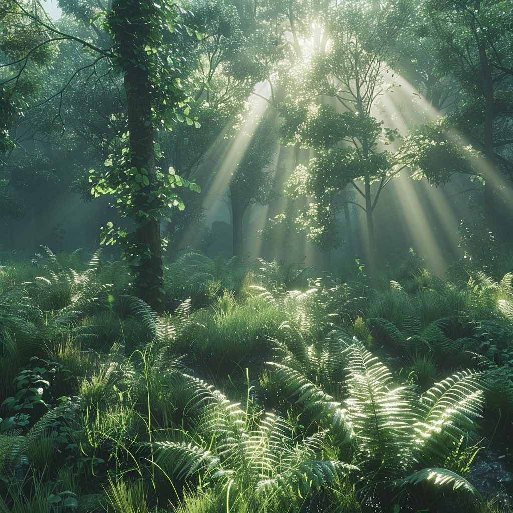 Free Mystical Forest Sunlight Image - Forest, Sunlight, Ferns ...