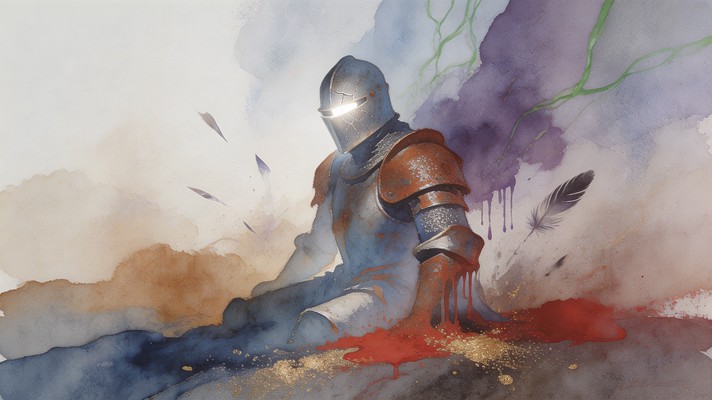 Incompent Knight Free Defeated Knight Kneels Image - Knight, Warrior, Defeated ...