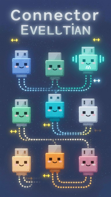Free Tech Evolution Story Image - Pixel, Connector, Evolution ...