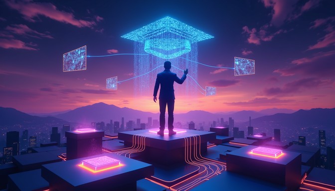 Free Future Learning Illuminated Image - Education, Futuristic ...