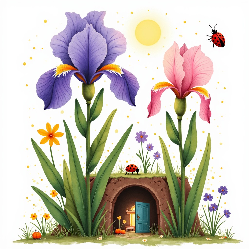 Free Magical Iris Home Image - Iris, Garden, Whimsical | Download at ...
