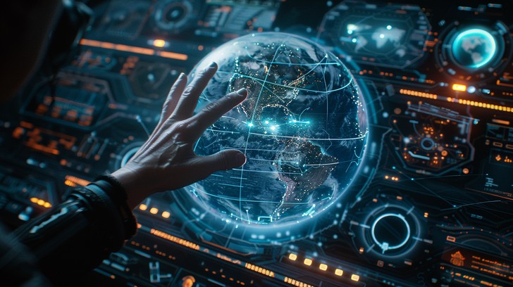 Free Futuristic Global Interface Image - Technology, Hologram ...