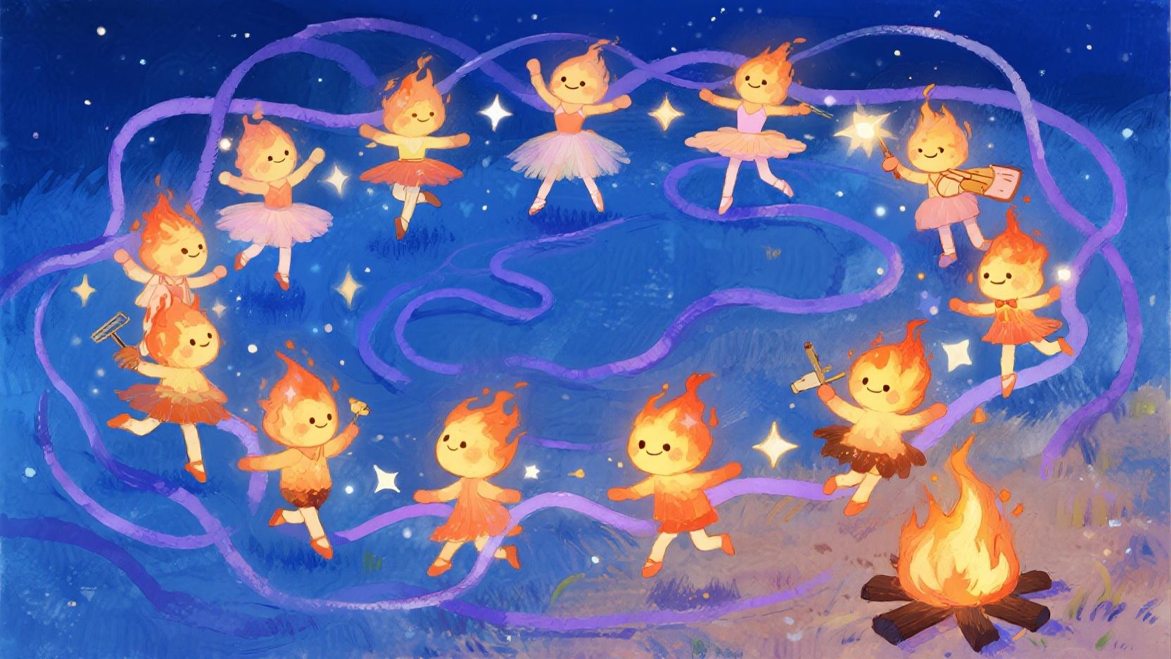 Free Dancing Ember Sprites Image - Embers, Sprites, Dance | Download at ...