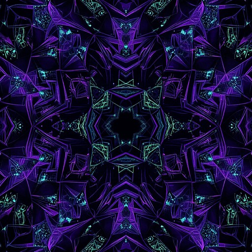 Free Purple Cosmic Geometry Image - Abstract, Geometric, Pattern ...