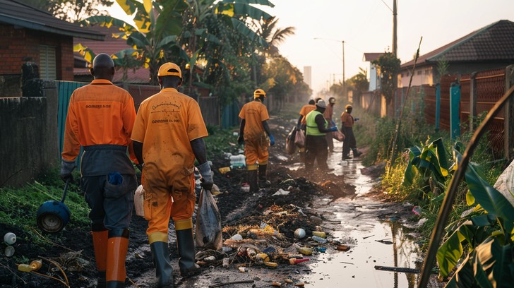 Free Street cleaning activity Image - Street, Cleaning, Workers ...
