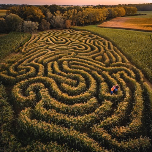 Free Majestic corn maze Image - Aerial, Maze, Corn | Download at StockCake